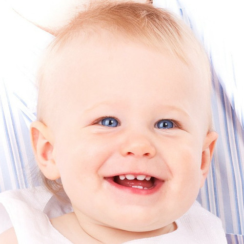 Baby Laughing Cover Art Blurred Background