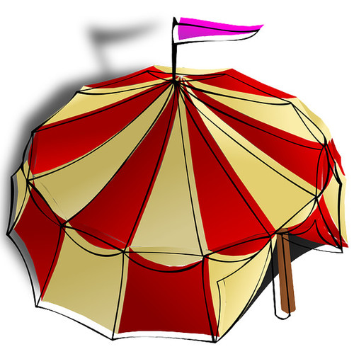 Circus Cover Art Blurred Background