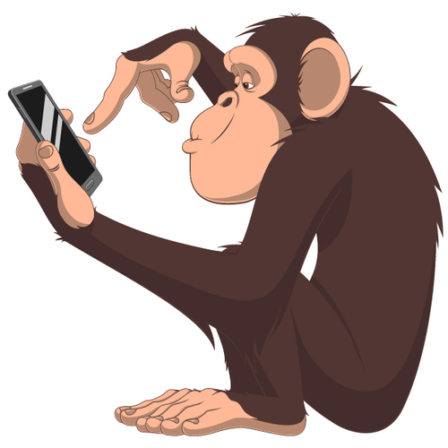 Chimpanzee Cover Art Blurred Background