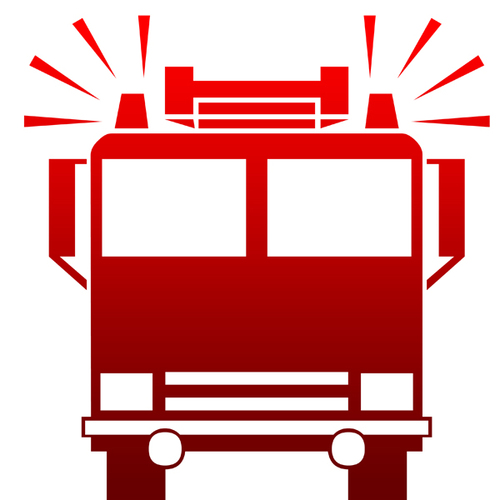 Fire Engine Siren Cover Art Blurred Background