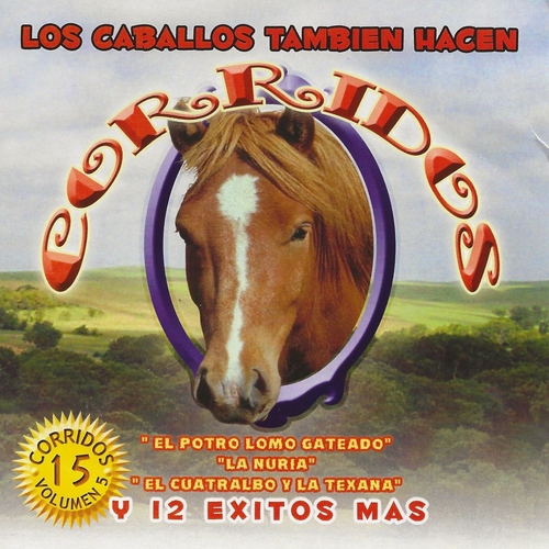 Los Caballos También Hacen Corridos, vol. 5 Cover Art Blurred Background