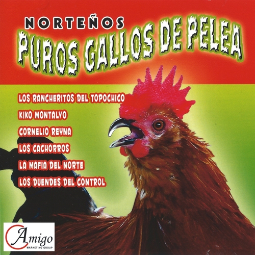 Norteños Puros Gallos de Pelea Cover Art Blurred Background