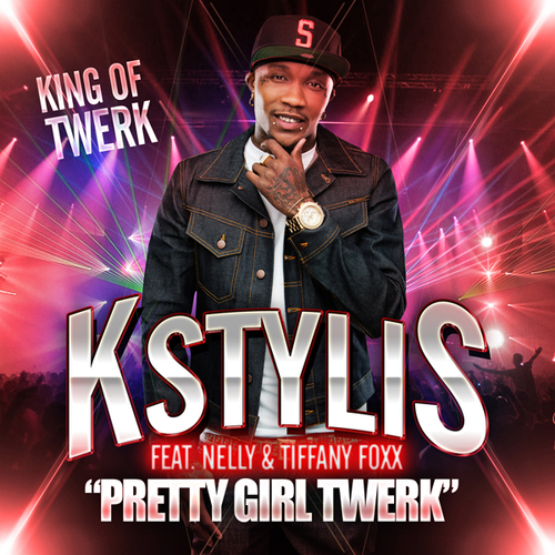 Pretty Girl Twerk Cover Art Blurred Background