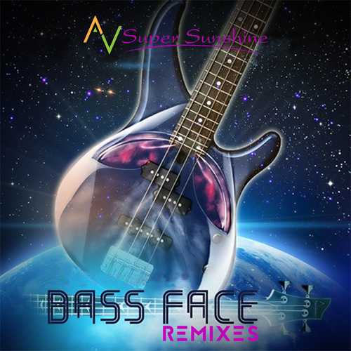 Bass Face Remixes Cover Art Blurred Background
