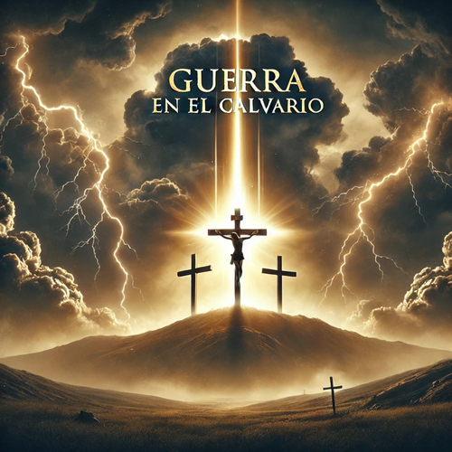 Guerra en el Calvario Cover Art Blurred Background