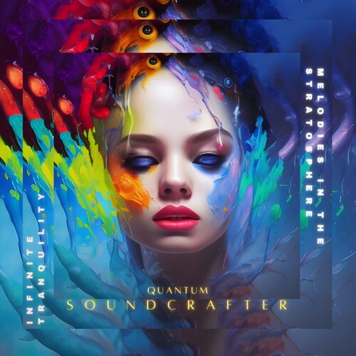 Infinite Tranquility Melodies in the Stratosphere Cover Art Blurred Background