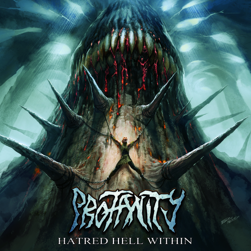 Hatred Hell Within Cover Art Blurred Background