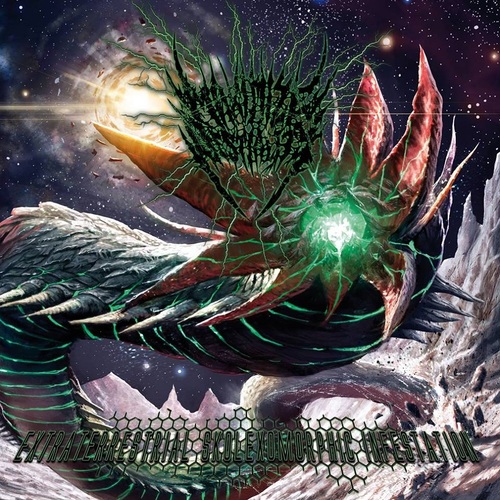 Extraterrestrial Skolexomorphic Infestation Cover Art Blurred Background