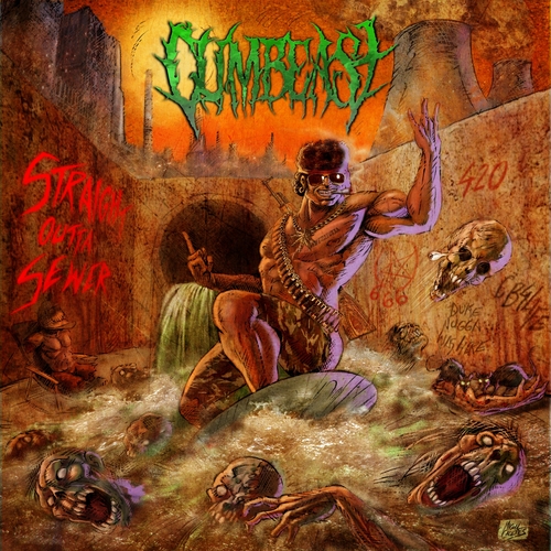 Straight Outta Sewer Cover Art Blurred Background
