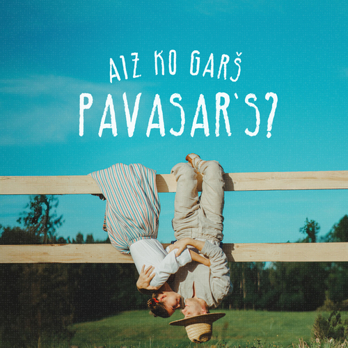 Aiz ko garš pavasar's? Cover Art Blurred Background