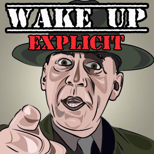 Drill Sgt Wake Up Alarm - Army Sargent Full Mental Jacket Ringtone Parody Cover Art Blurred Background