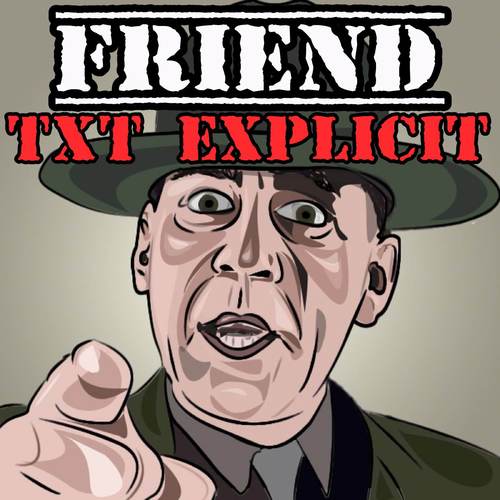 Friend Text Drill Sgt - Army Sargent Full Mental Jacket Ringtone Parody Cover Art Blurred Background