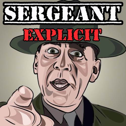 Drill Sgt Calling - Army Sargent Full Mental Jacket Ringtone Cover Art Blurred Background