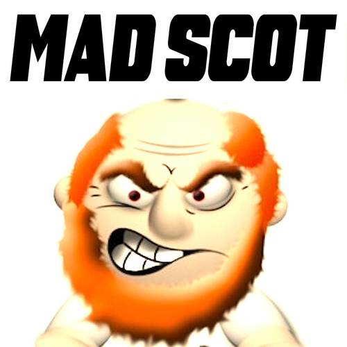 Angry Scotsman Swearing Irate Scotland Ringtone Cover Art Blurred Background