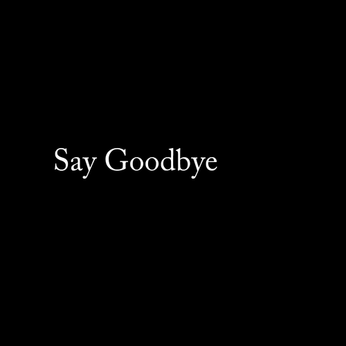 Say Goodbye Cover Art Blurred Background