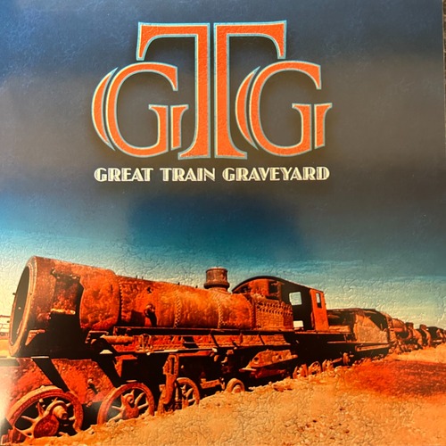 Great Train Graveyard Cover Art Blurred Background