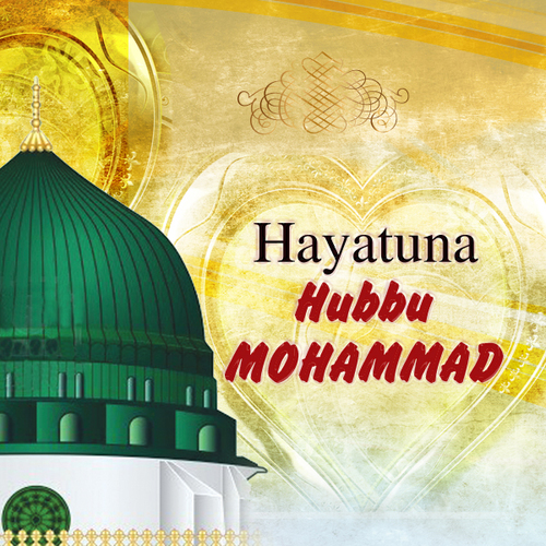 Hayatuna Hubbu Mohammad Cover Art Blurred Background