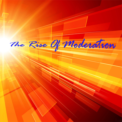 The Rise of Moderation Cover Art Blurred Background