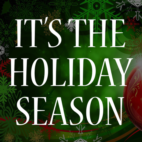 It's the Holiday Season Cover Art Blurred Background