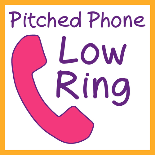 Pitched Phone Low Ring Cover Art Blurred Background