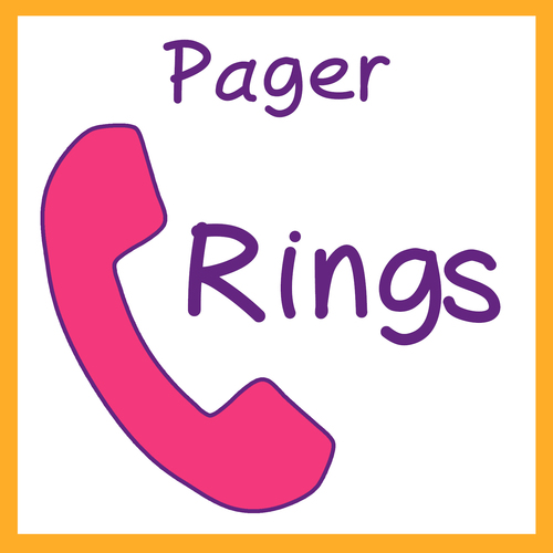 Pager Rings Cover Art Blurred Background