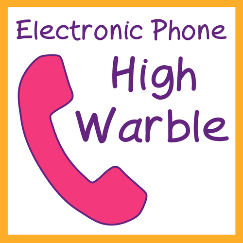 Electronic Phone High Warble Cover Art Blurred Background