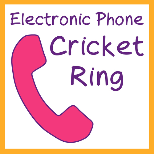 Electronic Phone Cricket Ring Cover Art Blurred Background