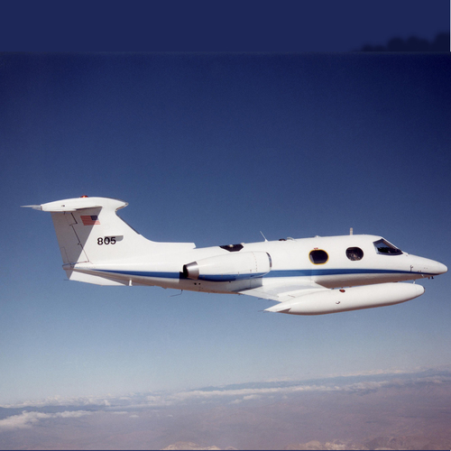 Lear Jet Pass By Cover Art Blurred Background