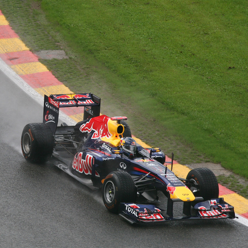 Formula 1 Car Race Cover Art Blurred Background
