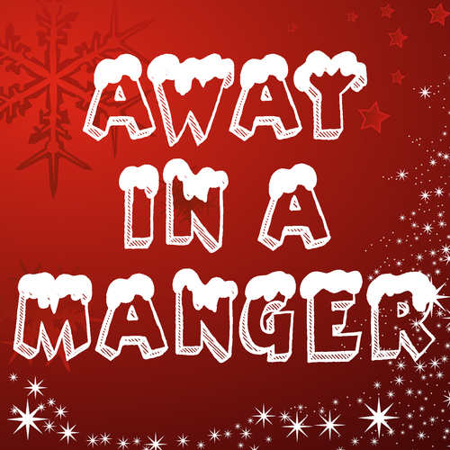 Away in a Manger Cover Art Blurred Background