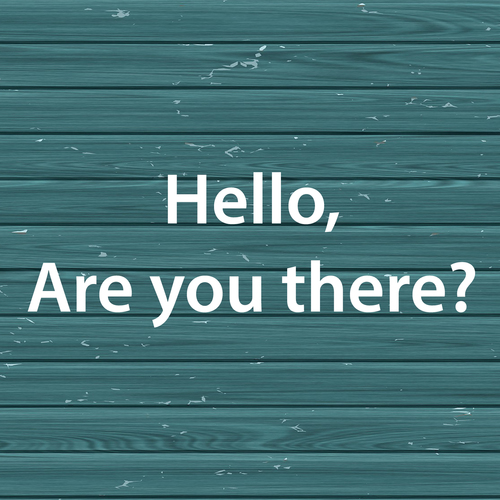 Hello, Are You There? Cover Art Blurred Background