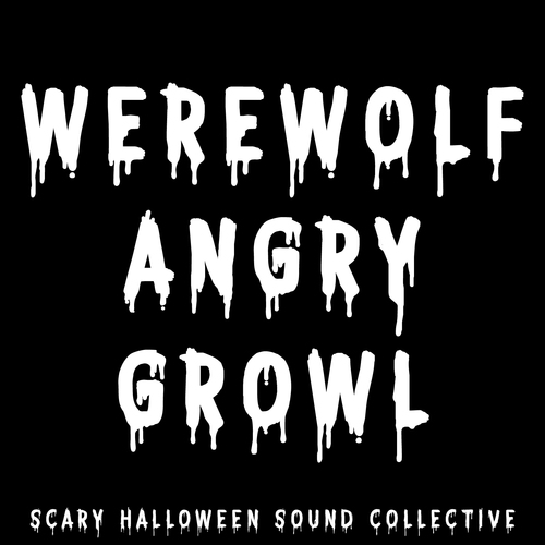 Werewolf Angry Growl Cover Art Blurred Background