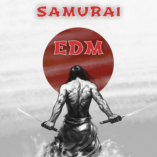 Samurai EDM Cover Art Blurred Background