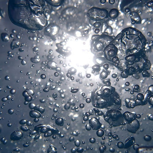 Steady Rapid Bubbles Cover Art Blurred Background