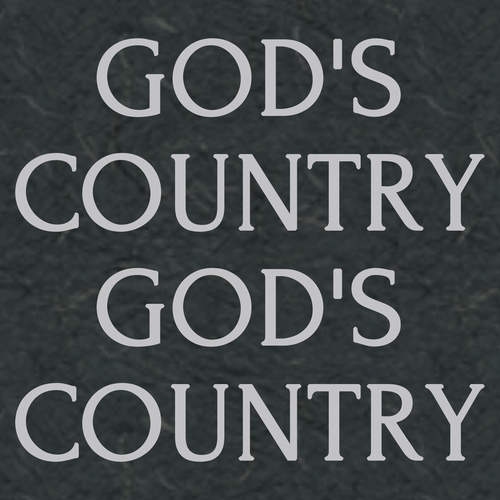 God's Country (Marimba Cover) Cover Art Blurred Background
