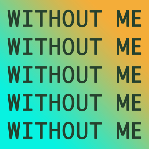 Without Me (Marimba Cover) Cover Art Blurred Background
