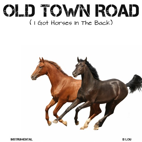 Old Town Road (I Got Horses in the Back) [Instrumental Cover] Cover Art Blurred Background