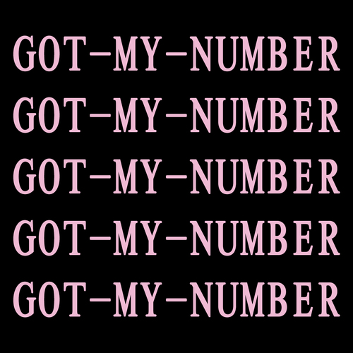 Got My Number (Marimba Cover) Cover Art Blurred Background