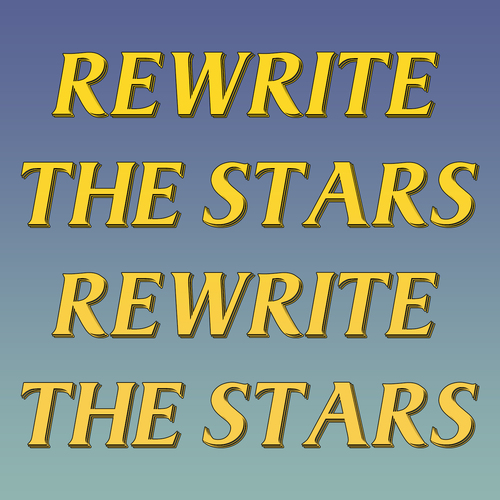 Rewrite the Stars (Marimba Cover) Cover Art Blurred Background