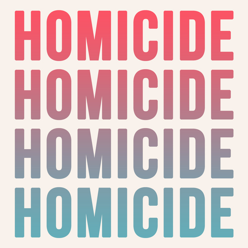 Homicide (Marimba Cover) Cover Art Blurred Background