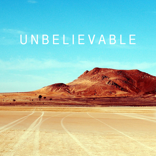 Unbelievable (Marimba Cover) Cover Art Blurred Background