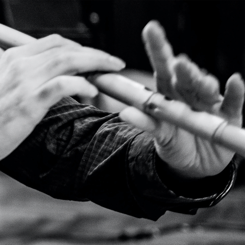 Sad Arabic Nay Cover Art Blurred Background