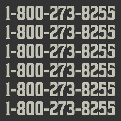 1-800-273-8255 (Instrumental Cover) Cover Art Blurred Background