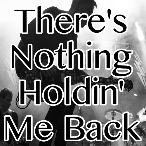 There's Nothing Holdin' Me Back (Marimba Cover) Cover Art Blurred Background