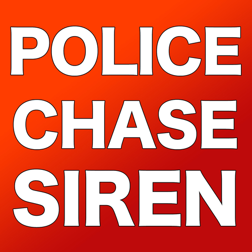 Police Chase Siren Cover Art Blurred Background