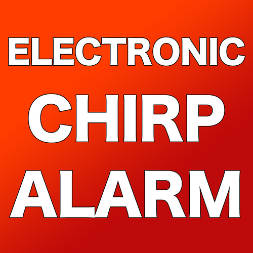 Electronic Chirp Alarm Cover Art Blurred Background