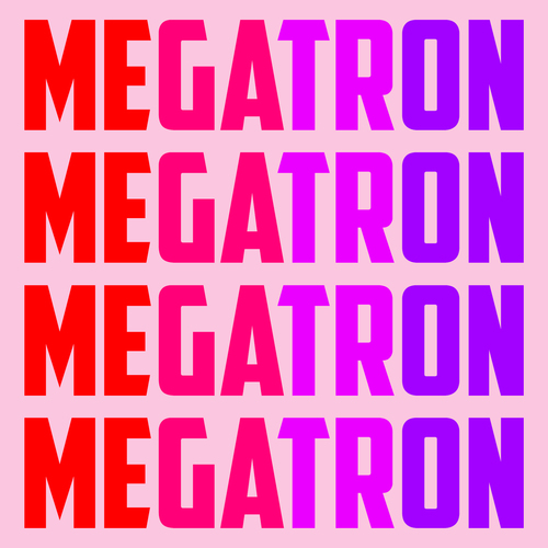 Megatron (Marimba Cover) Cover Art Blurred Background