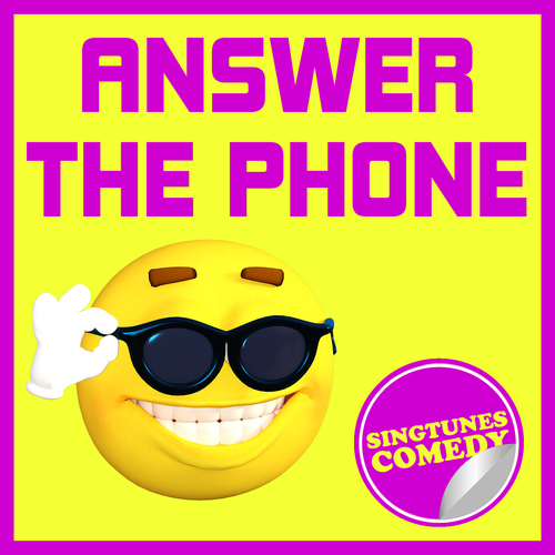Answer the Phone! Cover Art Blurred Background