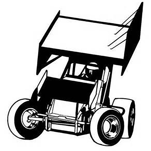 Dirt Racecar Cover Art Blurred Background