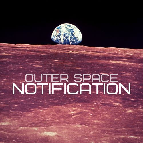 Outer Space Notification Cover Art Blurred Background